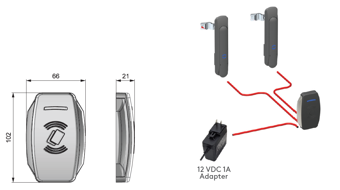 Essentra Mesan Electronic Locking System